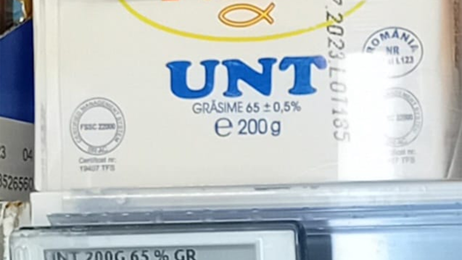 Ce preț are cel mai ieftin unt din România, cu 65% grăsime la 200 grame