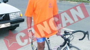 Turul Romaniei pe bicicleta, cu un singur picior