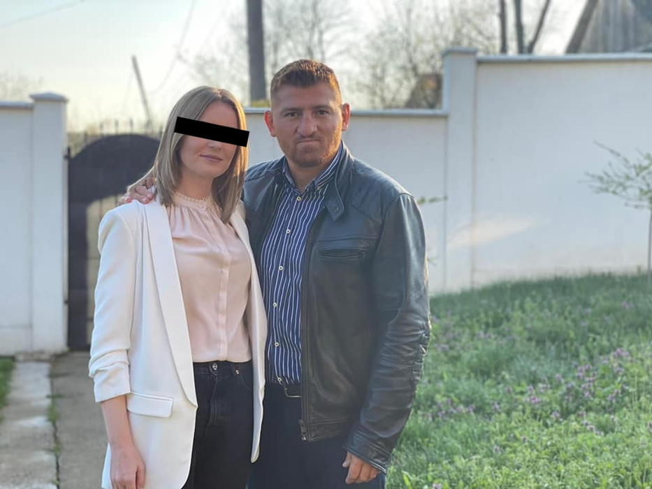 Cătălin Moroșanu alături de soția sa, Georgiana