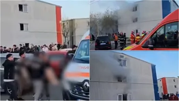 În ce stare se află victimele incendiului violent din Constanța? 9 persoane, transportate la spital după ce s-a activat Planul Roșu