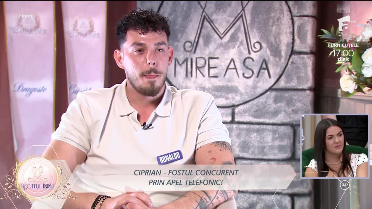 Ronaldo a revenit la „Mireasa” , captură Antena 1