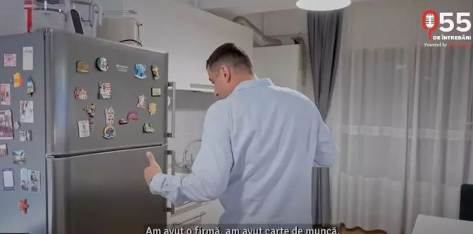 Imagini din apartamentul în care George Simion locuiețte cu chirie - în București/ sursă foto: libertatea