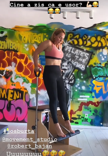 Uite ce face Andreea Esca la sală: ”Poate nu-mi mai intră sacoul, că jar mănânci!”
