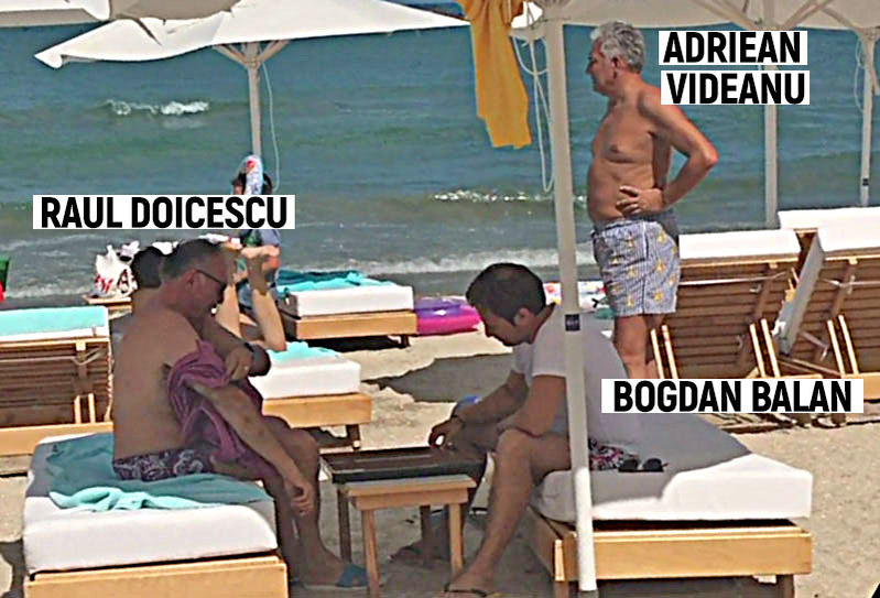 Raul Doicescu şi-a dat tricoul jos pe durata partidei cu Bogdan Bălan