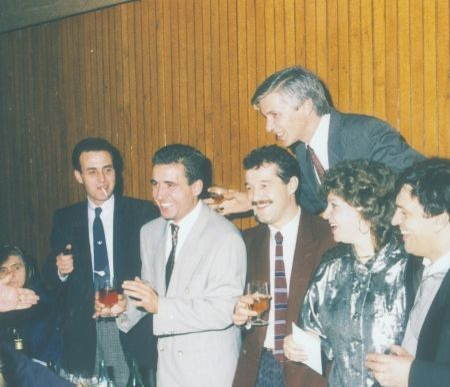 Hagi şi Becali au devenit naş şi fin în 1994