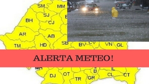 ALERTĂ METEO! Cod galben de furtuni în mai multe judeţe din ţară