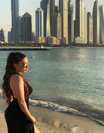 Jessica Rus în Dubai
