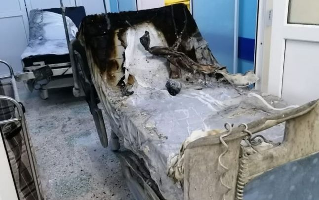 Incendiu la spitalul din Piatra Neamț