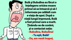 Cel mai tare banc cu Bulă | "Fac amor la micul-dejun și apoi mă opresc la terenul de golf"