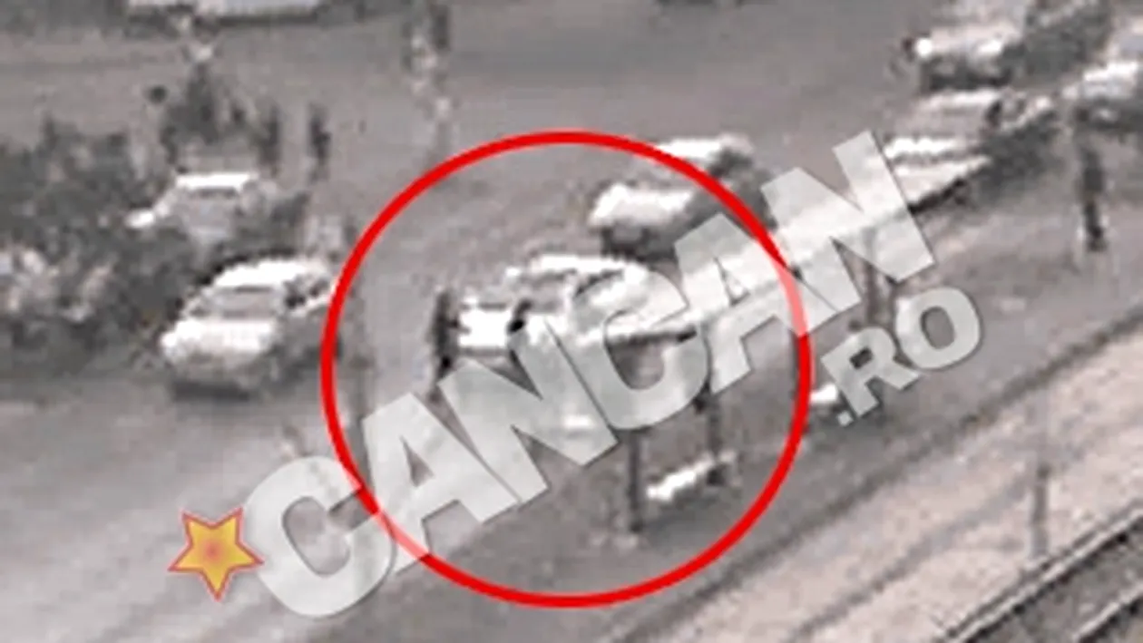 VIDEO Primele imagini de la accidentul in care o femeie a fost lovita pe trecerea de pietoni de o masina a Ambasadei Rusiei