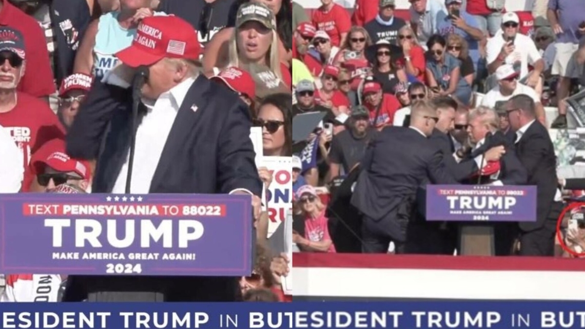 Femeia din spatele lui Donald Trump, comportament suspicios în timpul tentativei de asasinat. Ce făcea