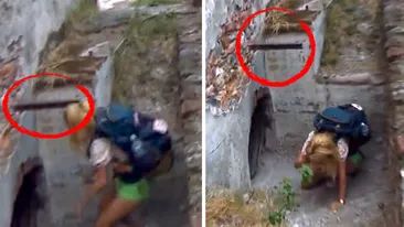 Andreea Bălan, accidentare dureroasă la ,,America Express”, de la Antena 1. A dat cu capul de o bară de fier