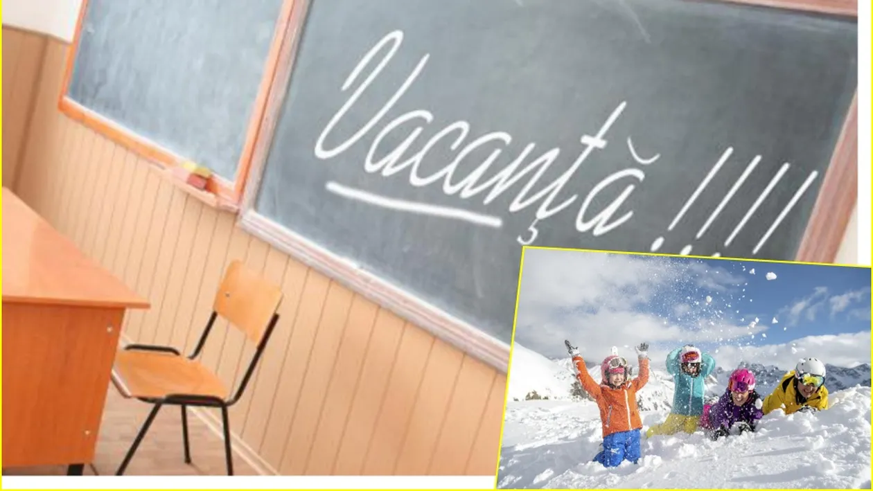 Ministerul a anunțat când începe vacanța de iarnă a elevilor în 2023. Modulul 3 al anului școlar debutează pe 8 ianuarie