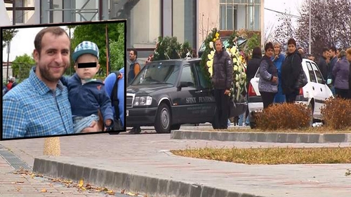 Imagini sfâșietoare de la înmormântarea lui Marius Franţescu. Ce s-a întâmplat în ziua în care a fost condus pe ultimul drum