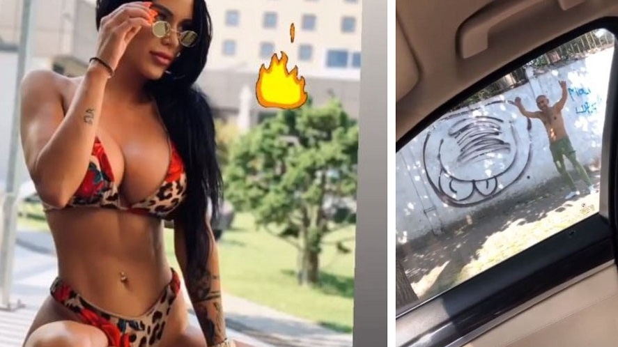 Daniela Crudu, lăsată fără cuvinte de un bărbat care i-a oferit un show incitant în plină stradă! Reacția brunetei când acesta a făcut unele semne obscene
