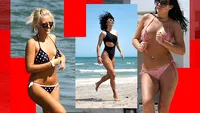 Inna, Cruduța sau Delia nu s-au putut opri nici pe plajă! TOP sexy-vedete surprinse în acțiune