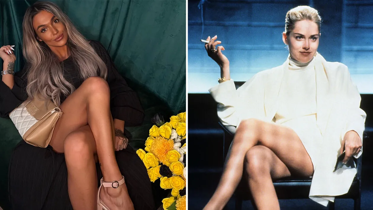 Ella Vișan de la Insula Iubirii a încercat să recreeze momentul lui Sharon Stone din Basic Instinct, dar a dat chix: Vulnerabila lui tata