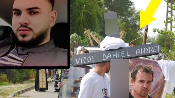 Ce s-a scris pe crucea lui Dany Vicol. Niciun lăutar nu a cântat la înmormântarea lui