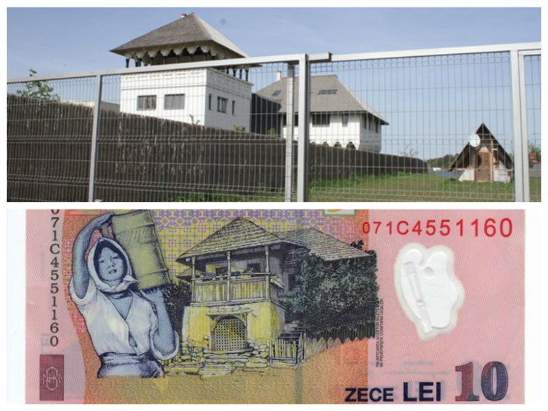 Palatul lui Bogdan Olteanu pare copiat după casa care apare pe bancnota de 10 lei