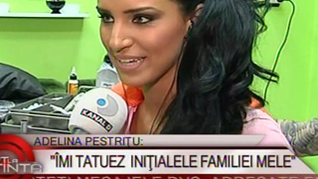 VIDEO Adelina Pestritu si-a facut cel de-al saselea tatuaj! Vezi aici ce inseamna noua achizitie
