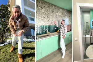 Cum arată apartamentul Alexandrei și al lui Radu Bucălae. Ce aparat au ales să 'ascundă' în mobila din bucătărie, deși îl folosesc zilnic