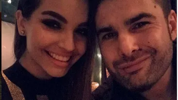 Logodnica lui Mutu a ”udat” al doilea trimestru de sarcină cu un... mega-pahar de vin roşu!