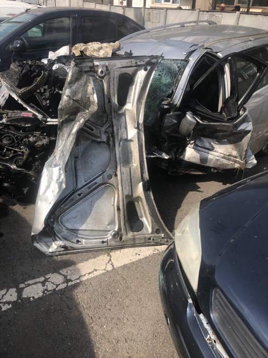 Audi-ul în care și-a găsit sfârșitul Dany Vicol  este un morman de fiare vechi!