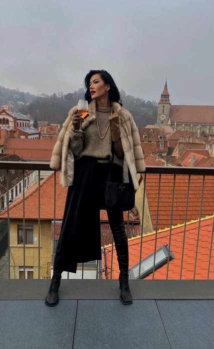 Andreea Ilie are un nou iubit, pe care l-a întâlnit la Ambasada Italiei la București (Foto: Instagram)