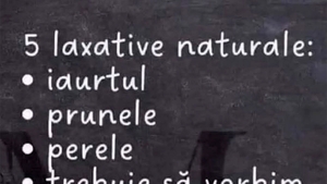 BANCUL ZILEI | Care sunt cele 5 laxative naturale