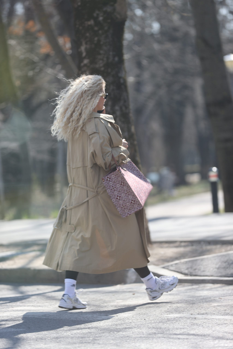 Andreea Bănică a ieșit de la salon (Foto: CANCAN.RO)