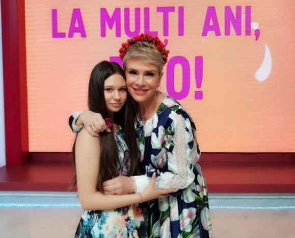 Teo Trandafir și fiica ei, Maia