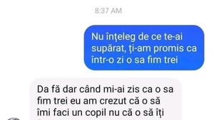 BANCUL ZILEI | "Ți-am promis că într-o zi vom fi 3"