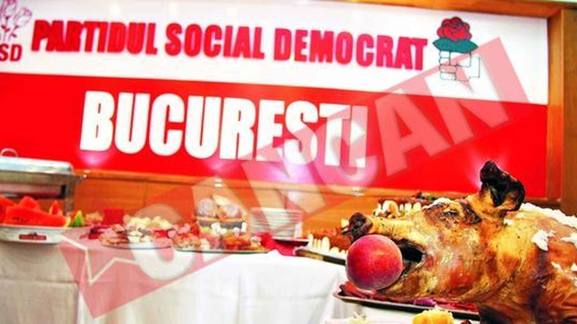 Vanghelie - 40 de ani serbati cu sampanie si purcei de lapte