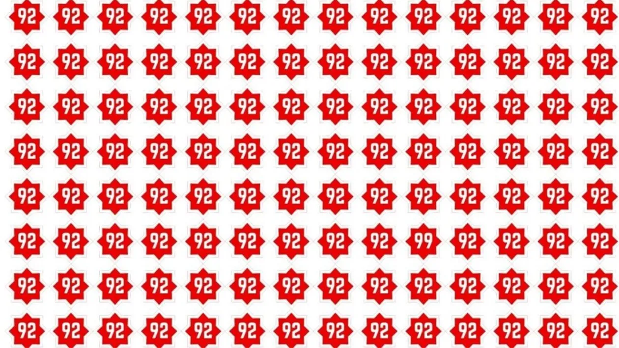 Test de inteligență | Identificați numărul 99 în această poză! Doar 1% reușesc