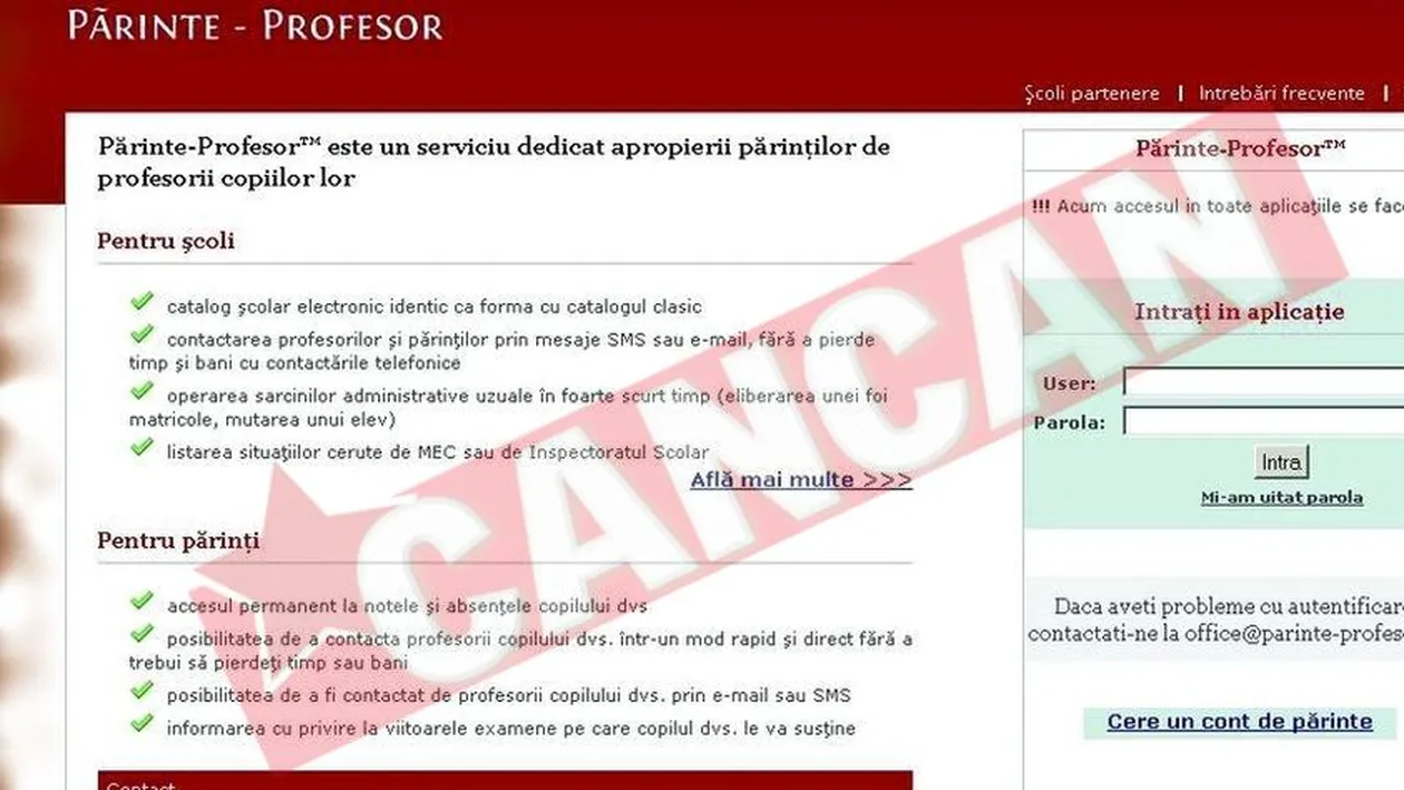 Catalog on- line la Timisoara