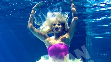 Fetele Next Top Model, shooting spectaculos sub apa! Au stat mai bine de cinci ore ude! Uite-le ce fashion sunt!