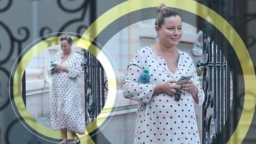 Unde a fost surprinsă Laura Cosoi în ultimele zile de sarcină. Actrița radiază înainte să aducă pe lume bebelușul cu numărul 5!
