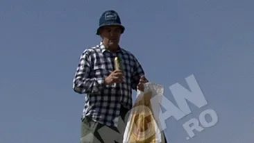 Cu berea in mana pe Platoul Bucegilor