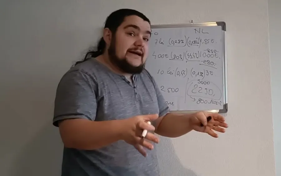 Marius Petre. SURSA: Youtube