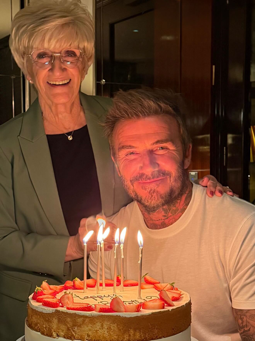 David Beckham de ziua lui, sursa-captură social media David Beckham