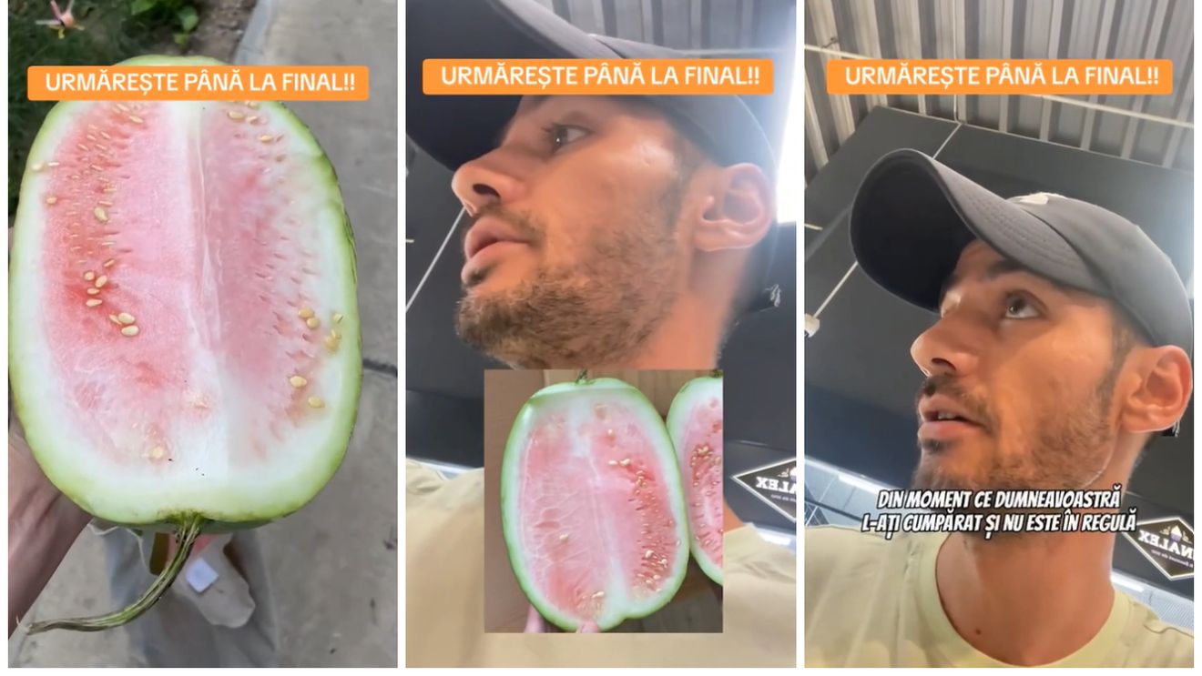 Un român a vrut să dea înapoi pepenele necopt cumpărat de la Kaufland. Nu i-a venit să creadă ce răspuns a primit