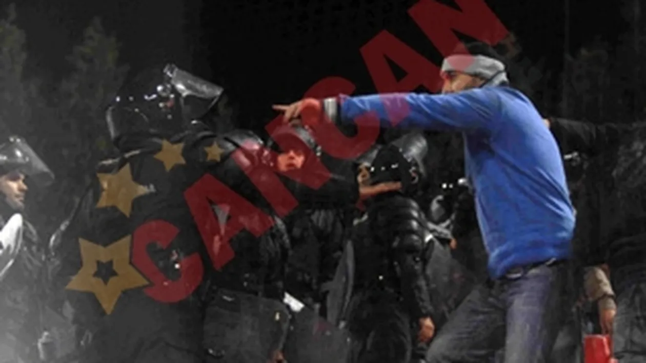 Stelistii i-au ciomagit pe broscari la Piata Amzei