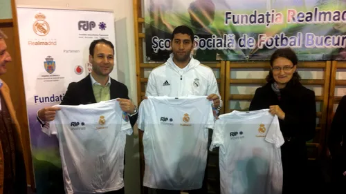 Fundatia Realmadrid a deschis prima scoala de fotbal din Romania