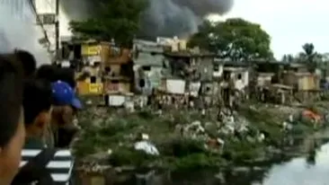 Incendiu de proportii in Filipine: 4.000 de familii au ramas fara case