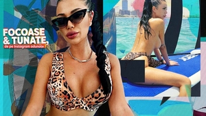 Dia Diana face spectacol pe plajă cu silicoanele și tatuajele ei! Bruneta a ”zăpăcit” tot Dubaiul!