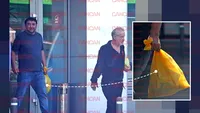 Gigi Becali, cu banii în brațe, Luțu, cu punga plină după el! IMAGINI FABULOASE! Istoria cu banca ”spartă” se repetă!