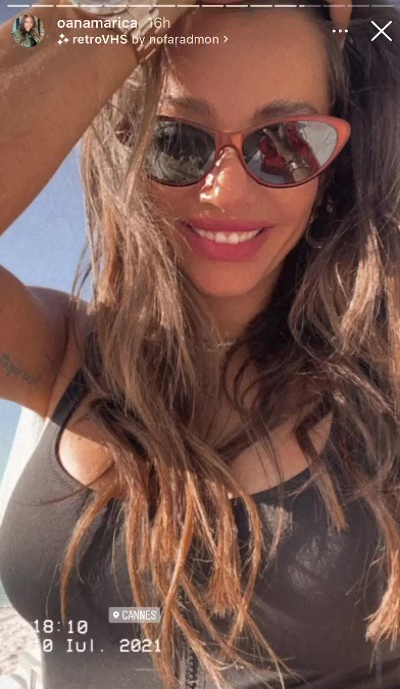 Oana Marica, vacanţă la Cannes