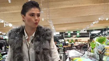 A încărcat coşul pentru masa de Paşte! Am însoţit-o la cumpărături pe vedeta Antenei!