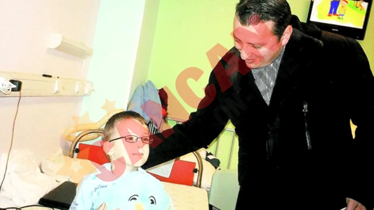 Stefan Florescu a vizitat copiii bolnavi de cancer