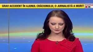 Tragedie in presa de Craciun! O prezentatoare de la Romania TV a inceput sa planga in direct